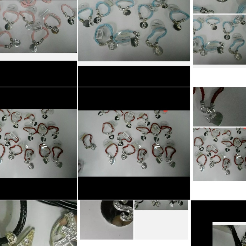 CRYSTAL INITIAL BRACELETS many letters & colors BRACELETS NEW VINTAGE Y2K